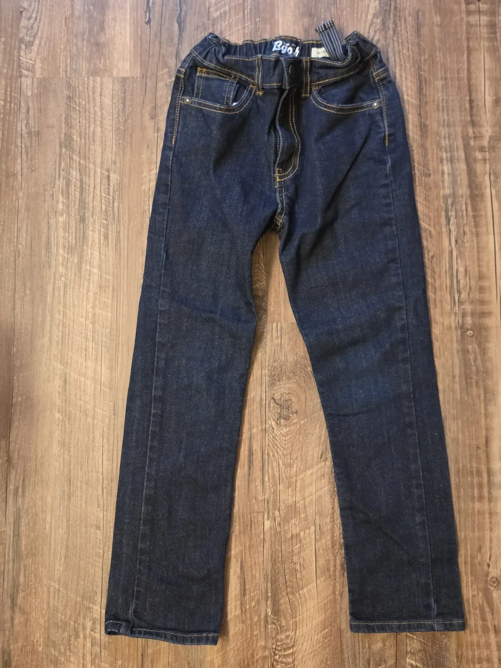 OshKosh B'gosh Boys Size 7 2-Piece Outfit Set – Plaid Button-Down Shirt & Jeans
